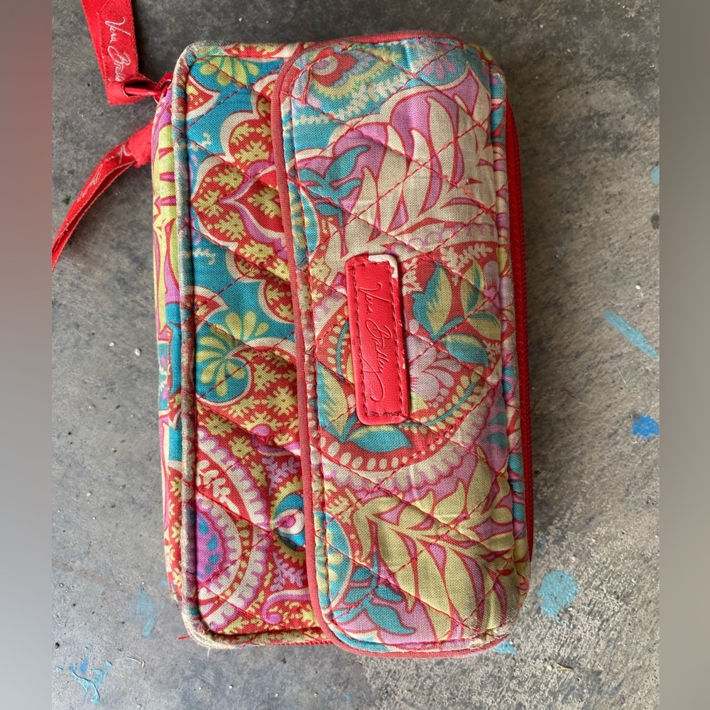 Vera Bradley brightly colored wallet